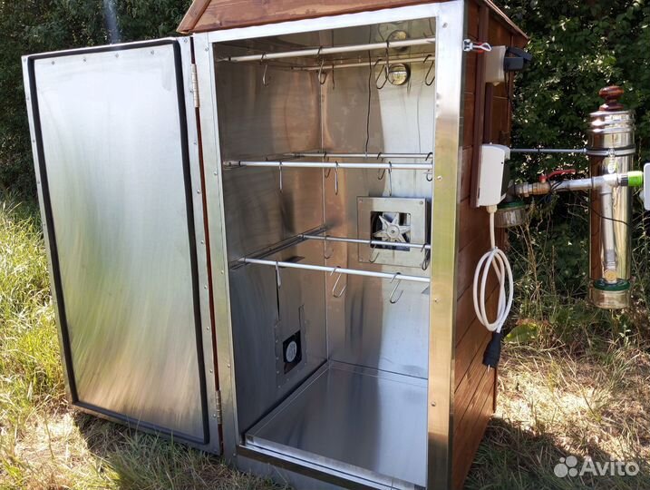 Коптильня с вентилятором сушки и конвекции