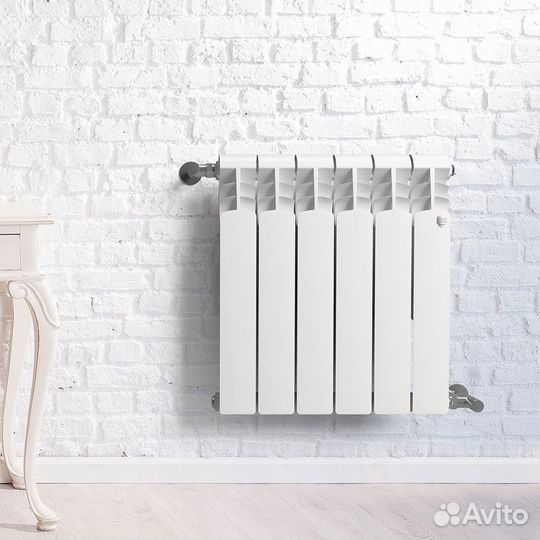 Радиатор биметаллический Rommer Optima BM 500, 6 с