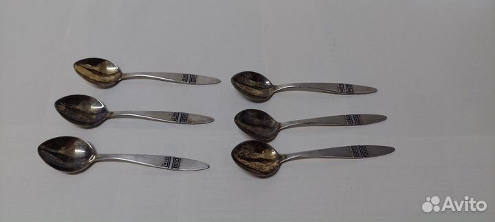 Кофейные серебряные Ложки. 916 проба