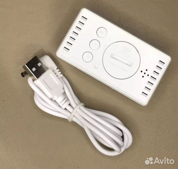 Часы настольные с будильником и термометром новые