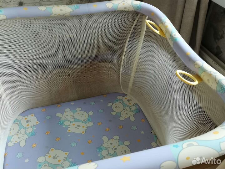 Манеж детский складной бу 95 см сторона