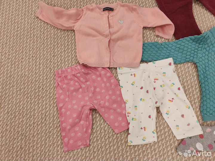 Вещи пакетом на девочку от 74 до 92 размера