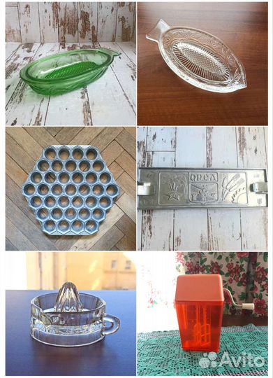 Формы, терка, соковыжималка, взбивалка