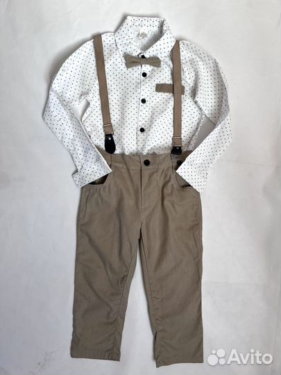 Рубашка+брюки 110, 122, 128