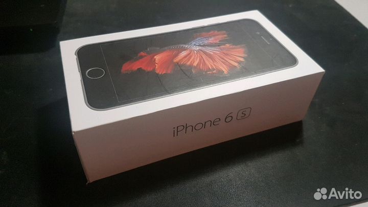 Коробка от iPhone 6s space grey 64 gb