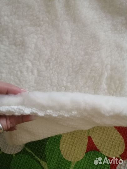 Конверт одеяло на выписку меховой Сонный гномик