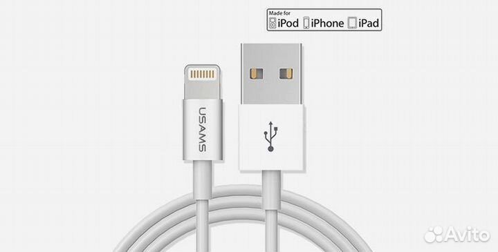 Кабель Lightning для iPhone 5G/iPod/iPad Usams