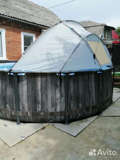 Навес козырёк для бассейна