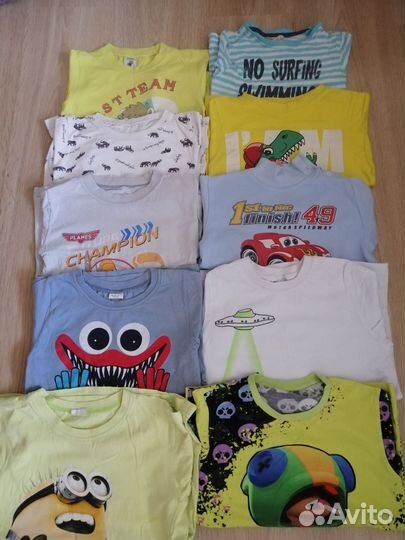 Вещи на мальчиков пакетом ростовкой 104,110,116