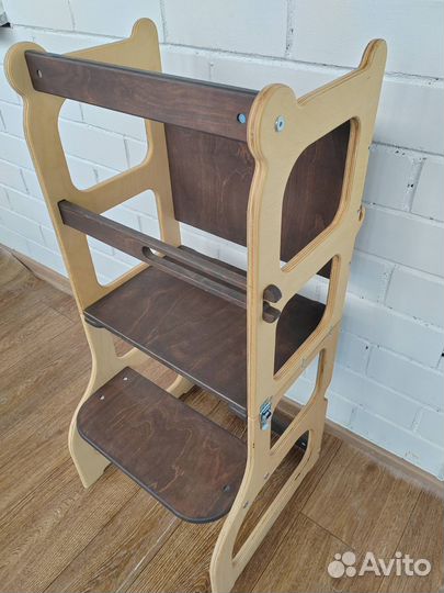 Башня помощника 2в1 Монтессори, столик и стульчик