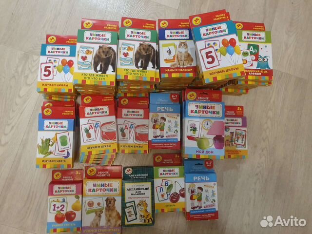 Распродаю Карточки развивающие Росмен новые