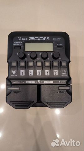 Гитарный процессор zoom G1 four
