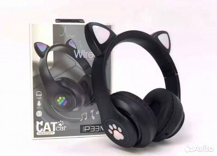 Беспроводные наушники с ушками CAT