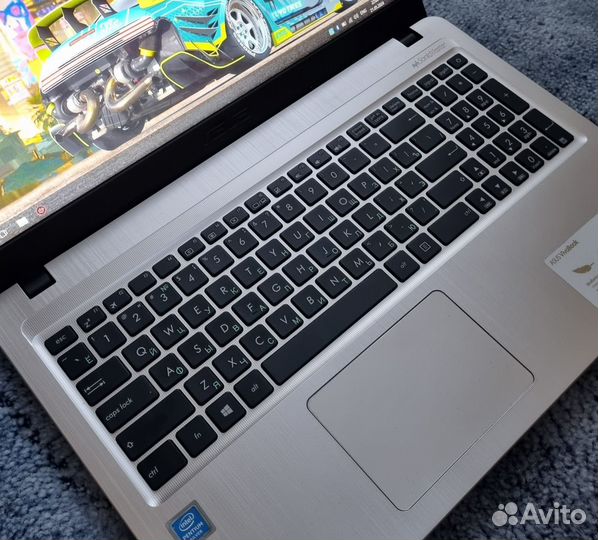 Мощный ноутбук asus 4-ядра/128ssd