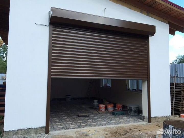 Роллетные ворота с электроприводом