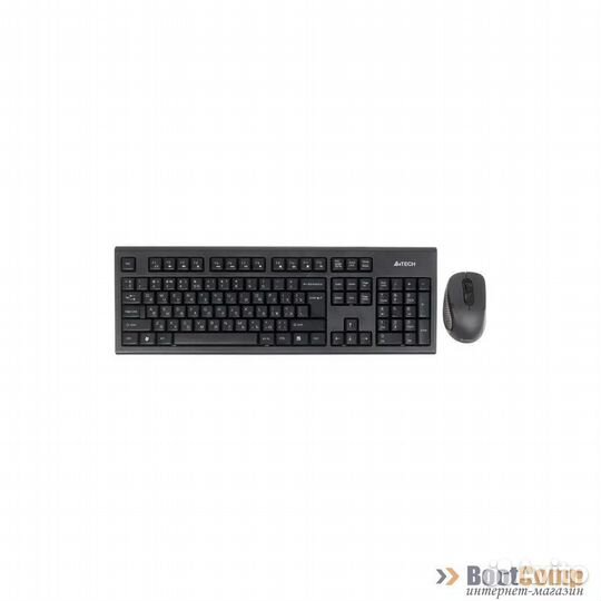 Комплект клавиатура+мышь беспроводная A4Tech 7100N