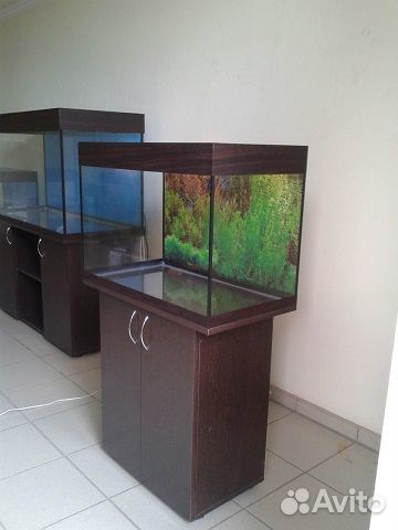 Аквариум100 свет биофильтр фон подставка