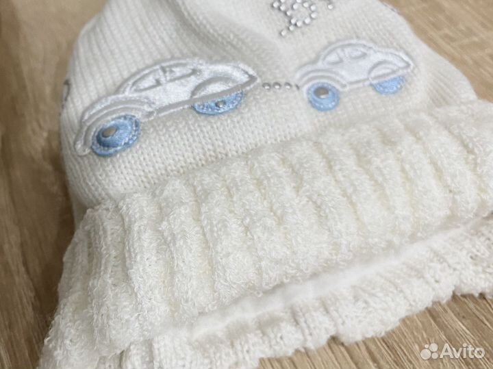 Шапочка для новорожденного мальчика