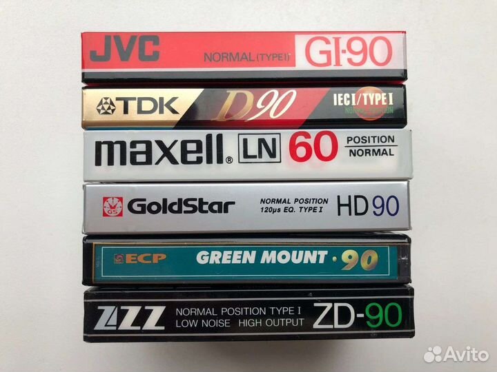 Аудиокассеты новые запечатанные