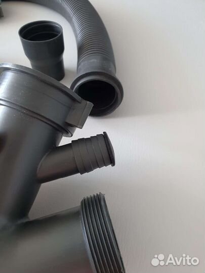 Сифон для кухонной мойки с ситечком