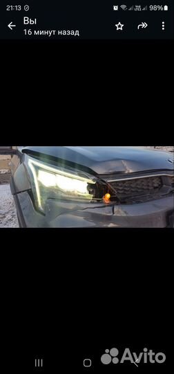 Фара передняя правая на kia rio X-Line 2021г