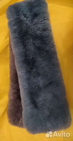Меховой шарф воротник
