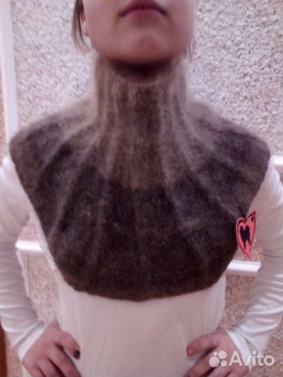 Манишка из собачьей шерсти