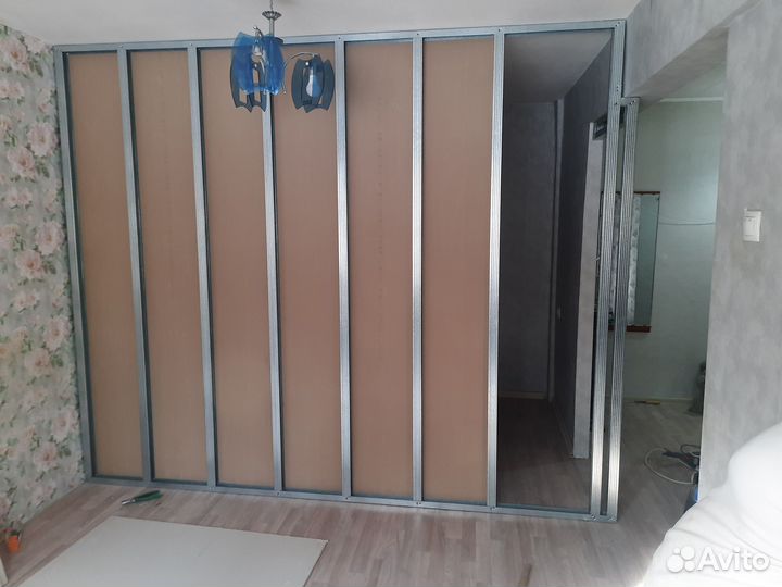 Монтаж гипсокартона