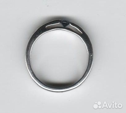 Кольцо серебряное с натуральными сапфирами (новое)