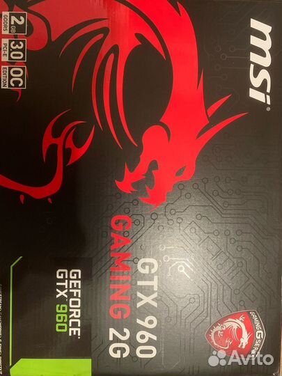 Видеокарта gtx 960 2gb