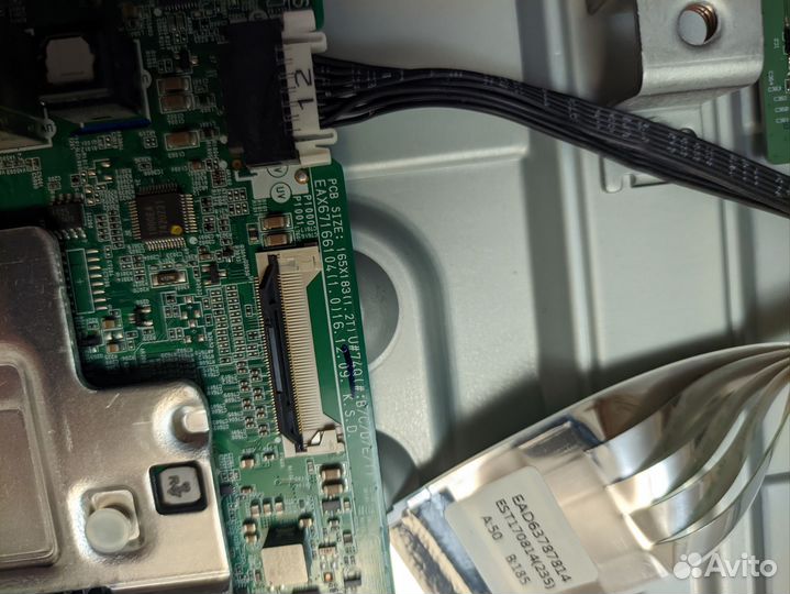 Телевизор на запчасти lg 43uj655v