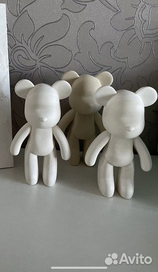 Гипсовые статуэтки мишки