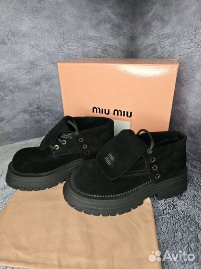 Ботинки, полусапожки Miu Miu р.36,37,38,39