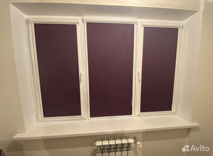 Рулонные шторы в коробе и с направляющими I3273