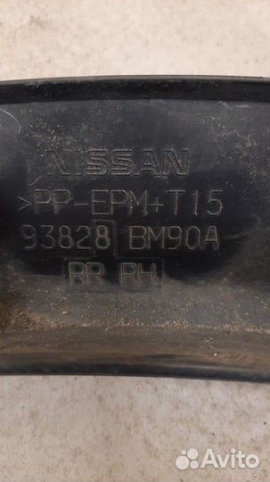 Накладка на крыло заднее правое Nissan Qashqai