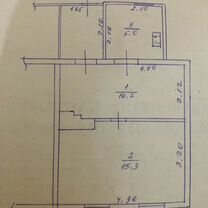 2-к. квартира, 30,5 м², 1/1 эт.