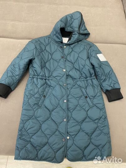Курта демисезонная для девочки пальто стеганое