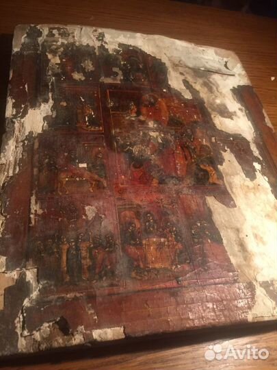 Икона середина 19, (праздники)