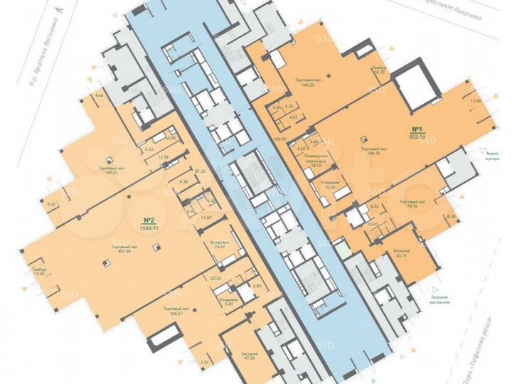 Сдам торговое помещение, 186.6 м²