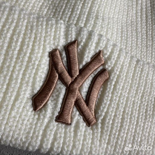 Шапка зимняя MLB New York Yankees logo NY