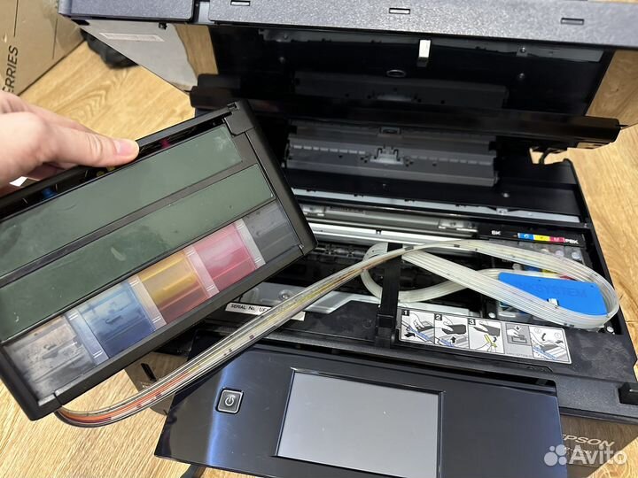 Мфу Epson xp-820 цветное принтер сканер факс