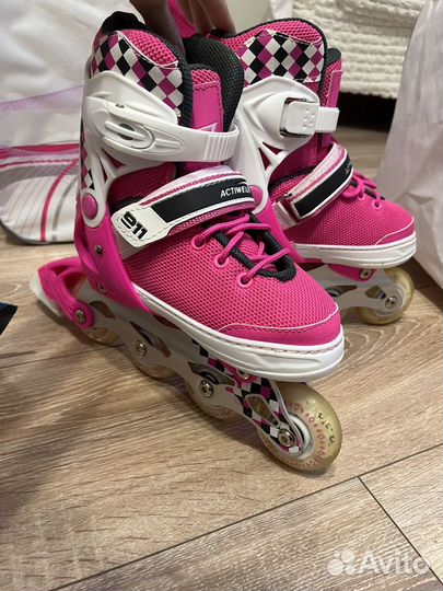 Роликовые коньки детские раздвижные