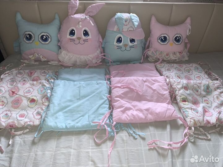 Бортики в детскую кроватку