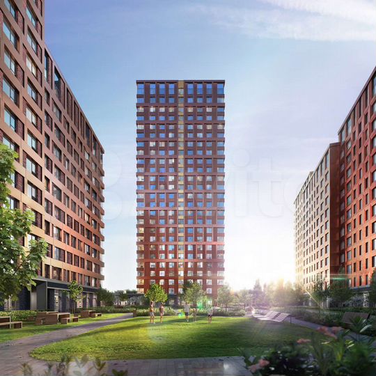 1-к. квартира, 43,8 м², 4/25 эт.