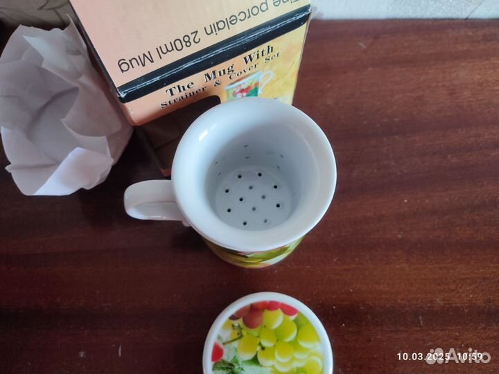 Кружка заварная керамическая