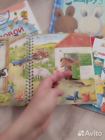 Замечательные книги для малышей, с окошками,Янушко