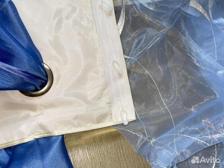 Комплект штор для кухни дачи