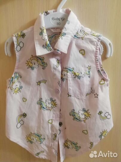 Рубашка для девочки 86 92