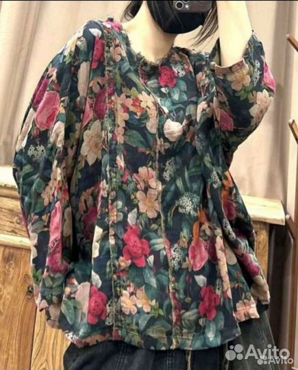 Блузка бохо - шик 50-56