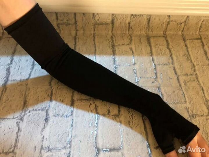 Перчатки митенки 45 см